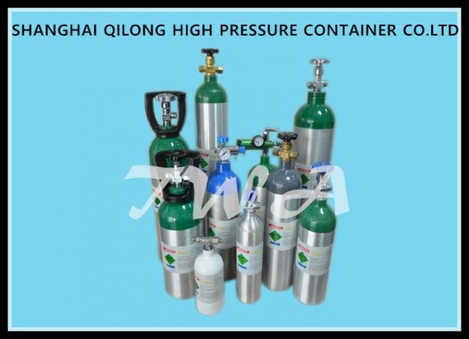 Cylindres de gaz en aluminium à haute pression 0.22L-50L pour les gaz industriels ou les gaz de spécialité