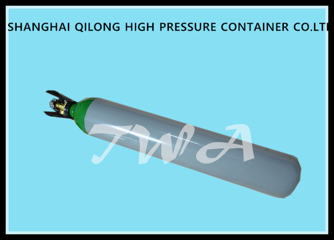 Longueur médicale en aluminium du cylindre de gaz de la pression 10L 15Mpa 726mm