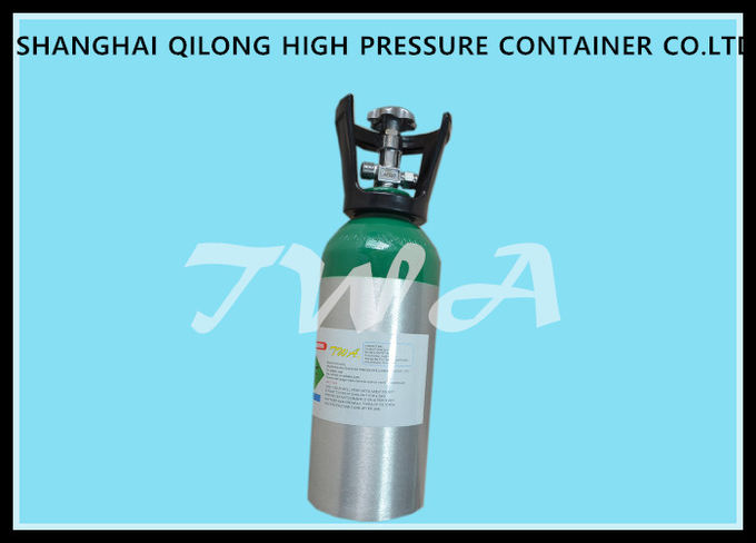 Cylindre de gaz médical en aluminium d'O2 de la pression 4.5L de cylindre de gaz