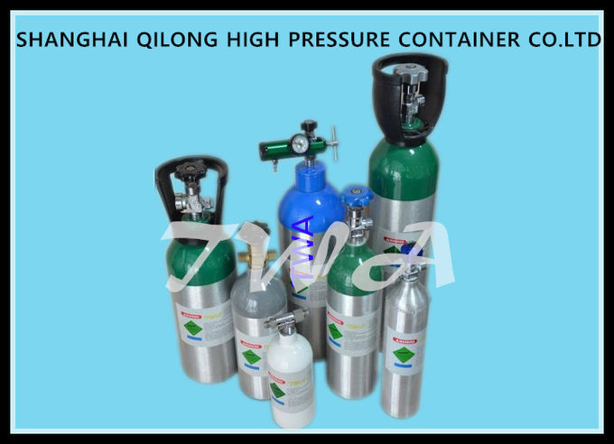 Bouteille à gaz haute pression aluminium 8L utiliser de sécurité bouteille de gaz médical