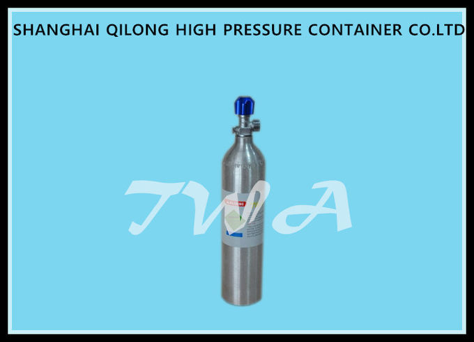 Cylindres d'oxygène en aluminium médicaux 0.74L/cylindre à haute pression d'azote