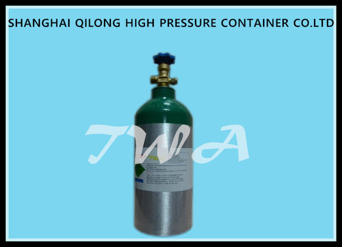 Cylindre de gaz de sécurité de cylindre de gaz d'alliage d'aluminium de DOT-3AL 3.36L pour la boisson de CO2 d'utilisation