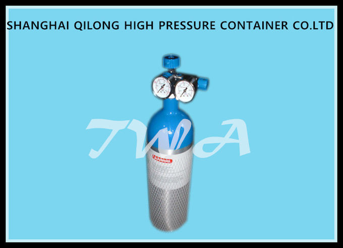 L cylindre de gaz en aluminium de sécurité 2L YQY-LW, bouteille d'oxygène médicale