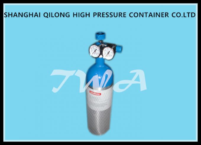 cylindre de gaz 2.5L en aluminium à haute pression L réservoir d'oxygène médical