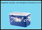Dessus blanc et biens bleus de boîte de refroidisseur de glace, boîte en plastique de refroidisseur de capacité porteuse forte fournisseur